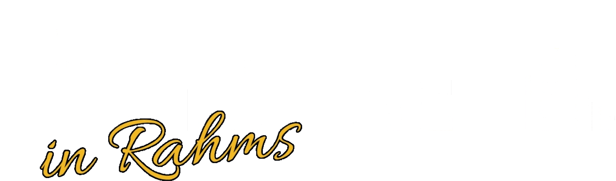 Schriftzug: Bühnenfieber in Rahms